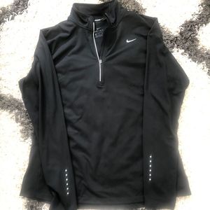 Women's Black Nike Half-Zip Pullover XL